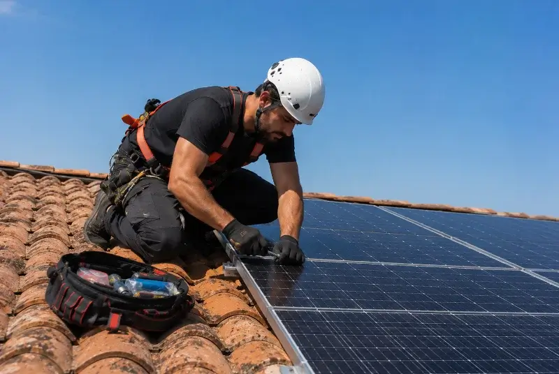 Maintenance et monitoring de panneaux solaires à Sin-le-Noble